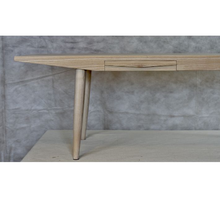 A coffee table in ash