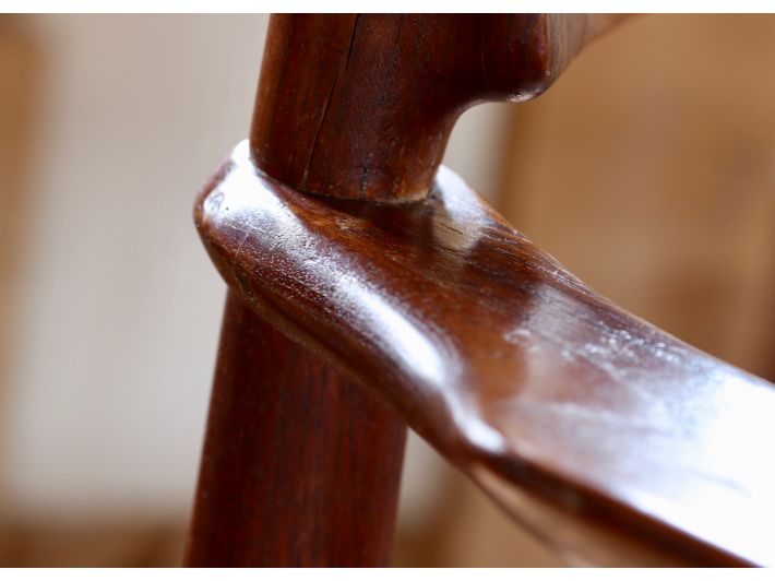 Restoration and repair of a chair believed to be of Danish design