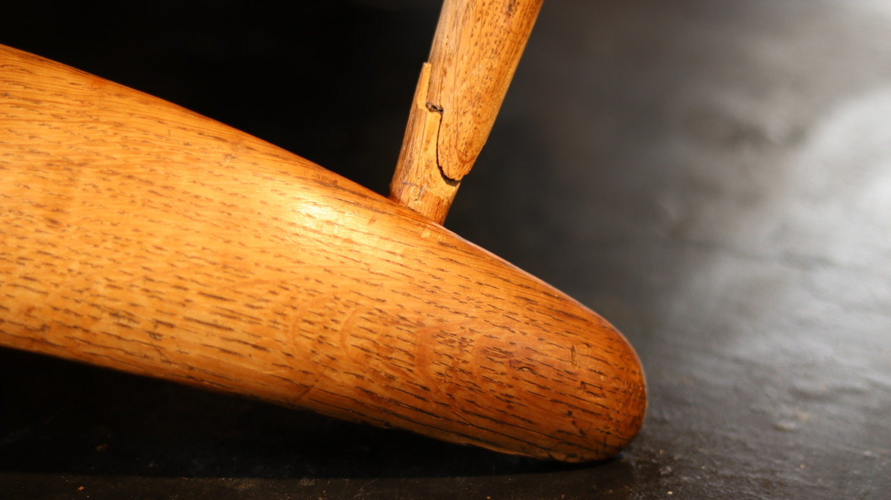 Hans Wegner chair under repair.