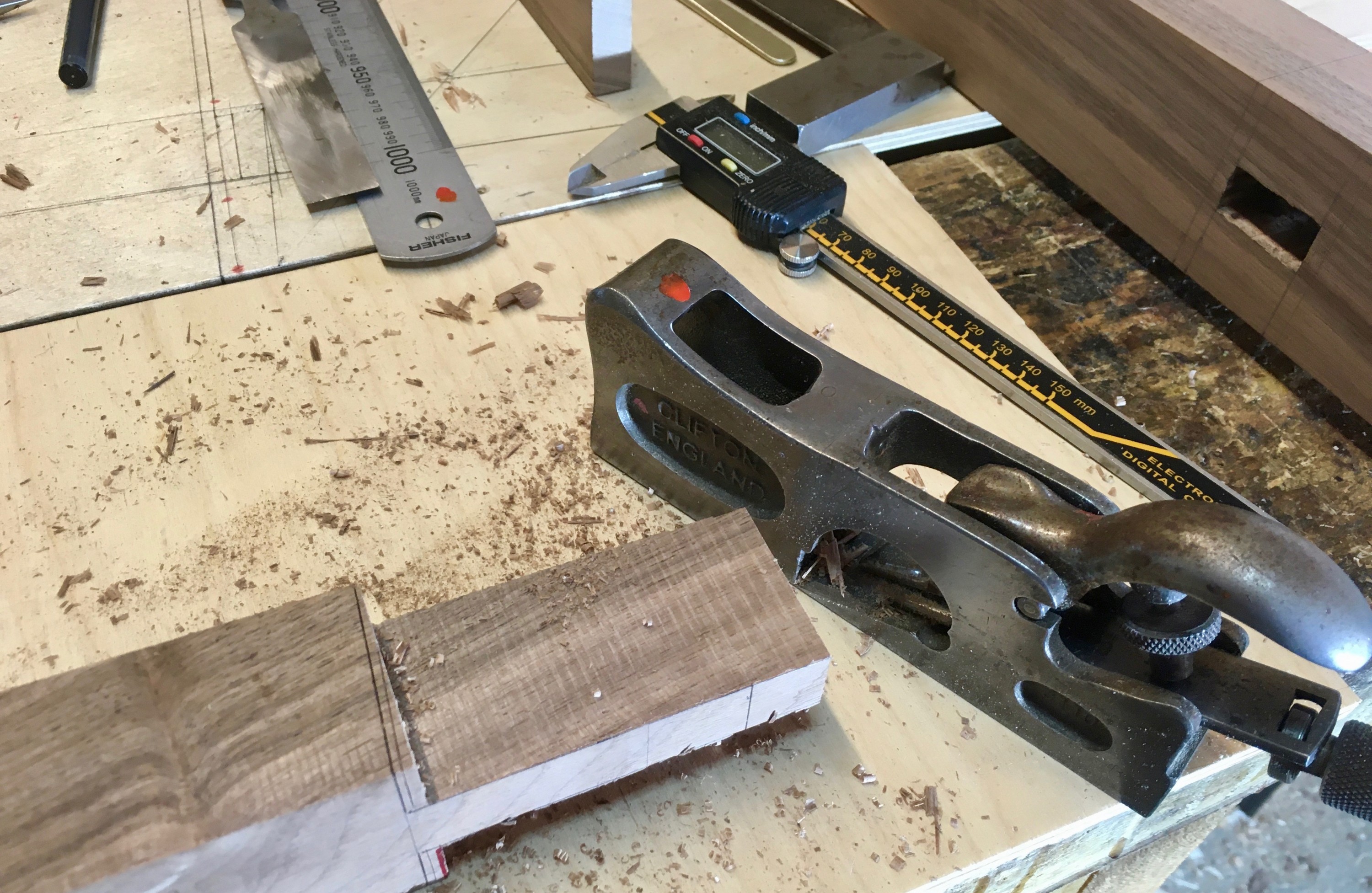 Trusty Clifton plane helps shaping the tenons